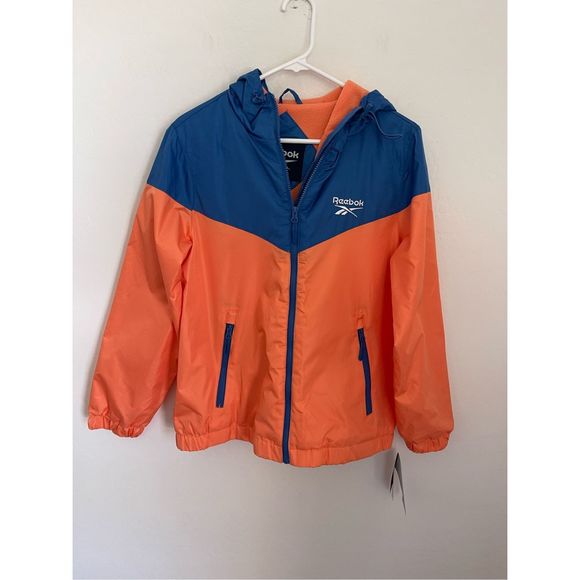 REEBOK Vintage Inspired Windbreaker Size Medium NWT - Picture 1 of 10